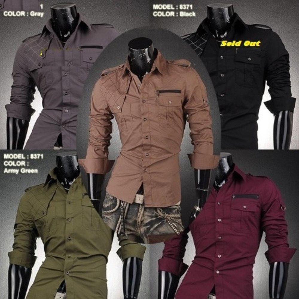Shirt ~ Long Sleeved ~ 5 Colors ~ Casual ~ 15 1/2" Or 16"